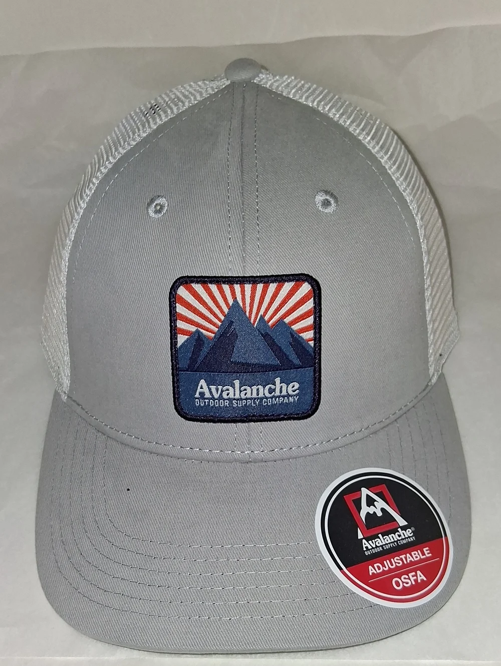 AVALANCHE outdoors Hats (2) Baseball Trucker Hats NEW